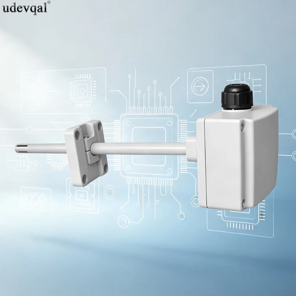 PT100A PT1000A Temperature Sensor Platinum Resistance   Duct Mount Type Pipe Mounting New Style