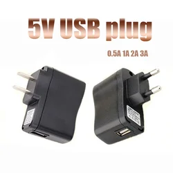 110V To 220V Conversion Plug DC 5V 0.5A 1A 2A 3A USB Power Adapter Supply Charger Micro Charging for Led Strip Light EU US Plug