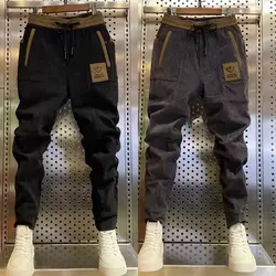 2023 Mens Corduroy Sweatpants Hip Hop Jogging Cargo Pants Loose Casual Pants NeutralRetro Streetwear Fashion Harajuku Trousers