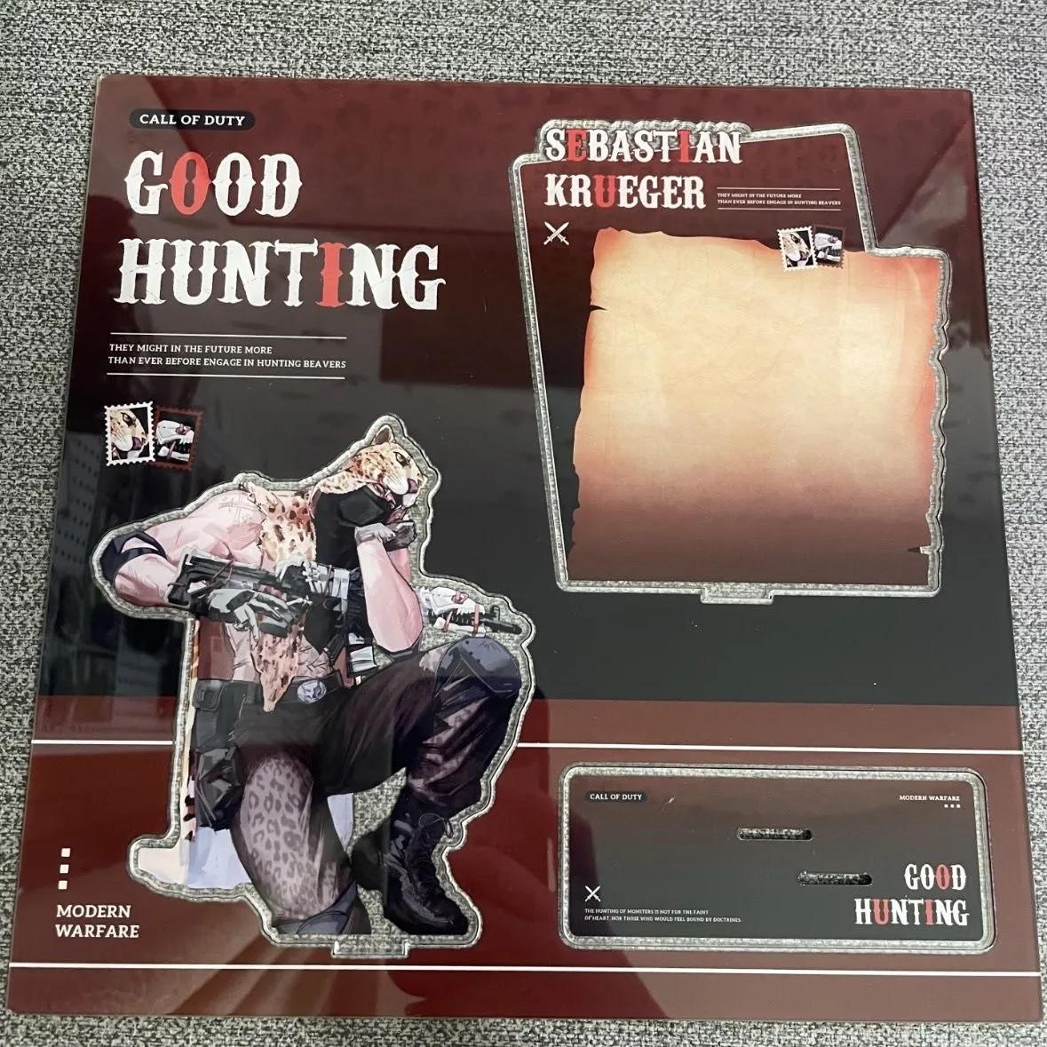 コール オブ デューティ周囲クルーガーアクリルコスプレスタンディングブランドデスクトップ装飾アニメキビ