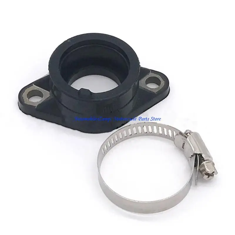 H7BD For GS125 Motorcycle Manifold Carburetor Boot Joint Holder Adapter