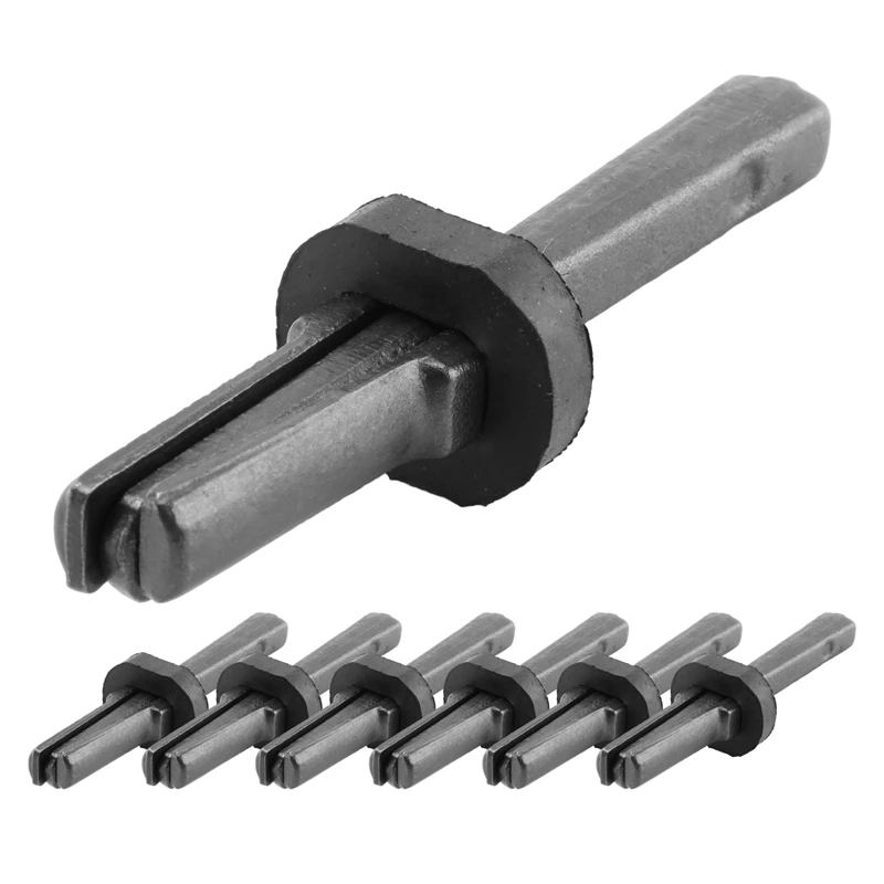 

ABGG-7 Set New Stone Splitter 9/16In Metal Plug Wedges And Feathers Shims Concrete Rock Splitters Hand Tool