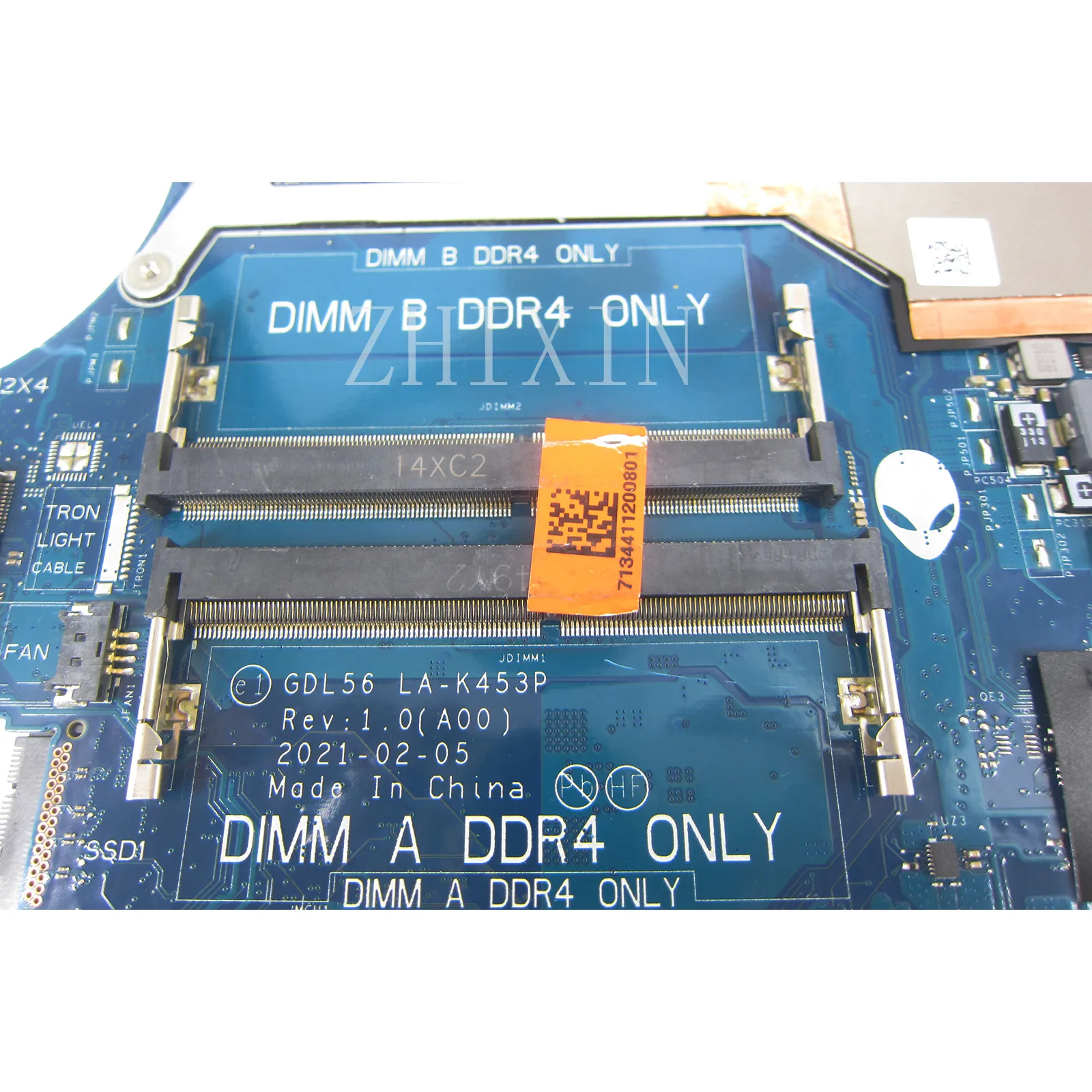 Imagem -02 - Placa-mãe Portátil para Dell Dell Gaming Mainboard Teste Completo G15 5515 r7 5800h Cpu Rtx3060 6gb Cn09yv3r 9yv3r La-k453p