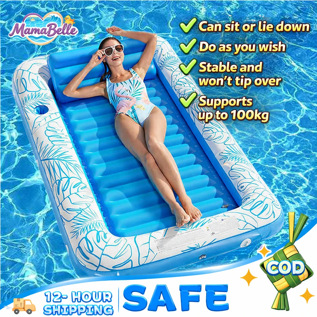 Flotador Inflable para Piscina | Sentarse o Recostarse | Estable Sin Inclinación | Soporta 100 kg | Stock Disponible