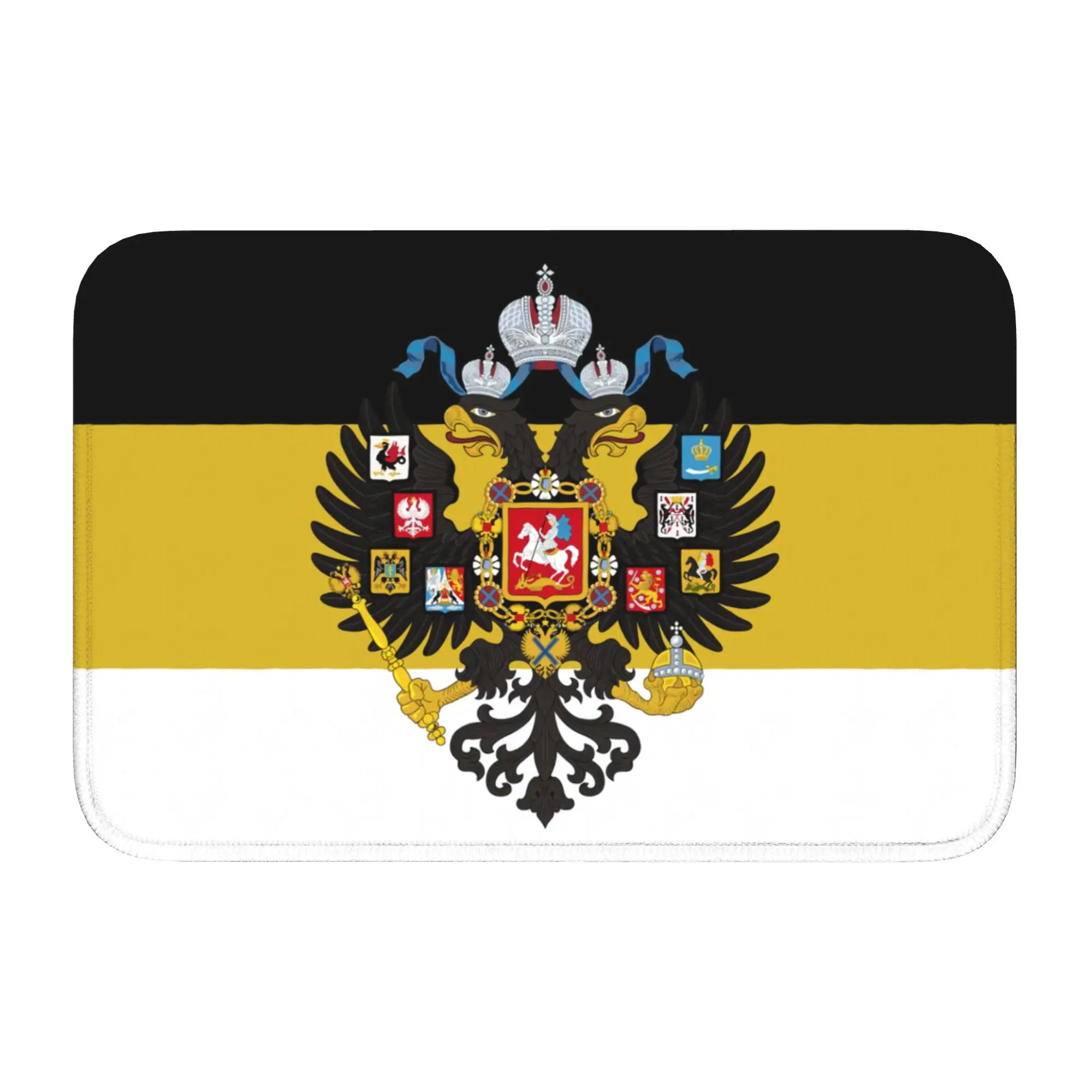 Custom Russian Empire Flag Front Floor Door Entrance Mats Outdoor Russia Proud Bathroom Kitchen Doormat Toilet Carpet Rug