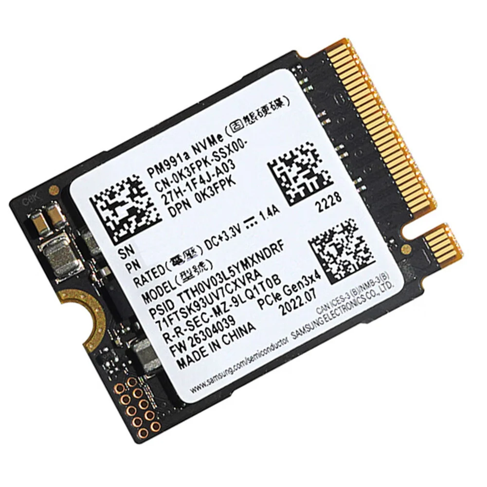 ATP-PM991A용 1TB M.2 2230 30mm NVMe PCIe SSD/Pro ///노트북용
