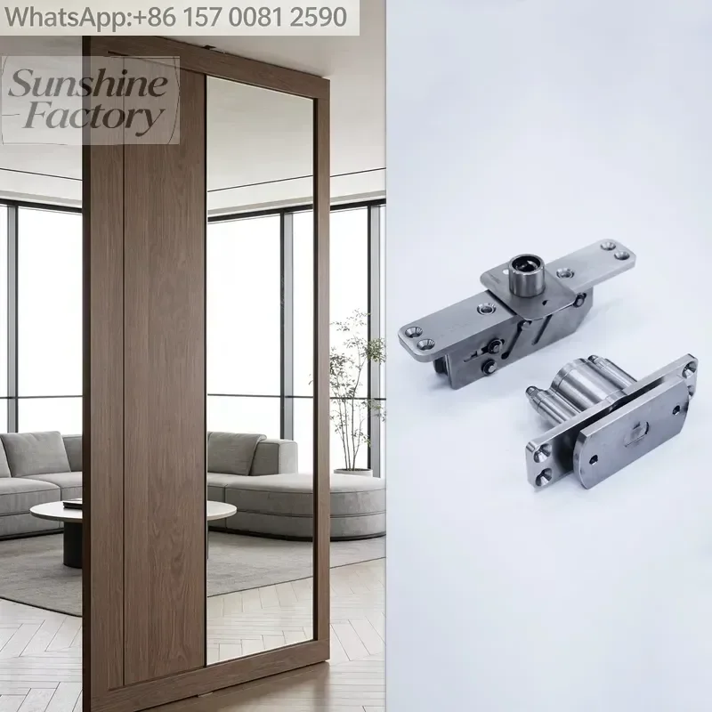 Stainless Steel 500kg Heavy Pivot Door Hinge Door Closer Conceal Floor Spring Pivot Hinge for Frame Glass Wooden Door