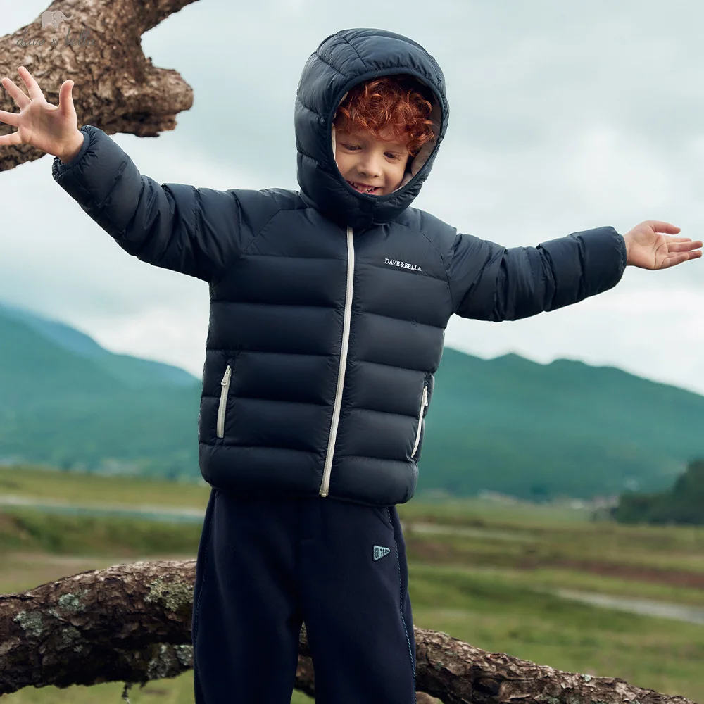 Dave Bella Kids' Winter Coats Down Jacket For A Boy Autumn Children's Outerwear Clothing Hoodie 8 To 10 Years Outdoors DB4264249