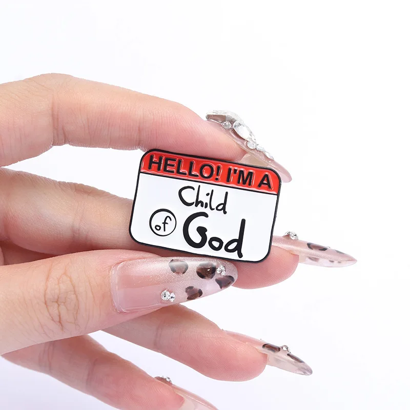 Jesus God Enamel Pins Custom MAY THE HOLY SPIRIT BE WITH YOU Brooches Lapel Badges Clothes Funny Jewelry Gift for Friends