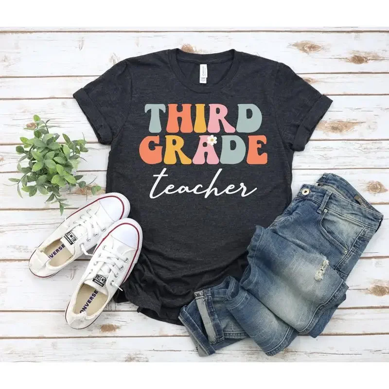 3Rd Grade Teacher T Shirt Third For