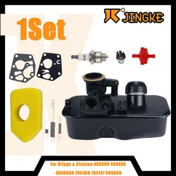 795477 For Briggs & Stratton 499809 494406 498809A 795469 794147 699660 Mower Tractor Carburetor Gas Fuel Tank Assy Oil Tank Kit