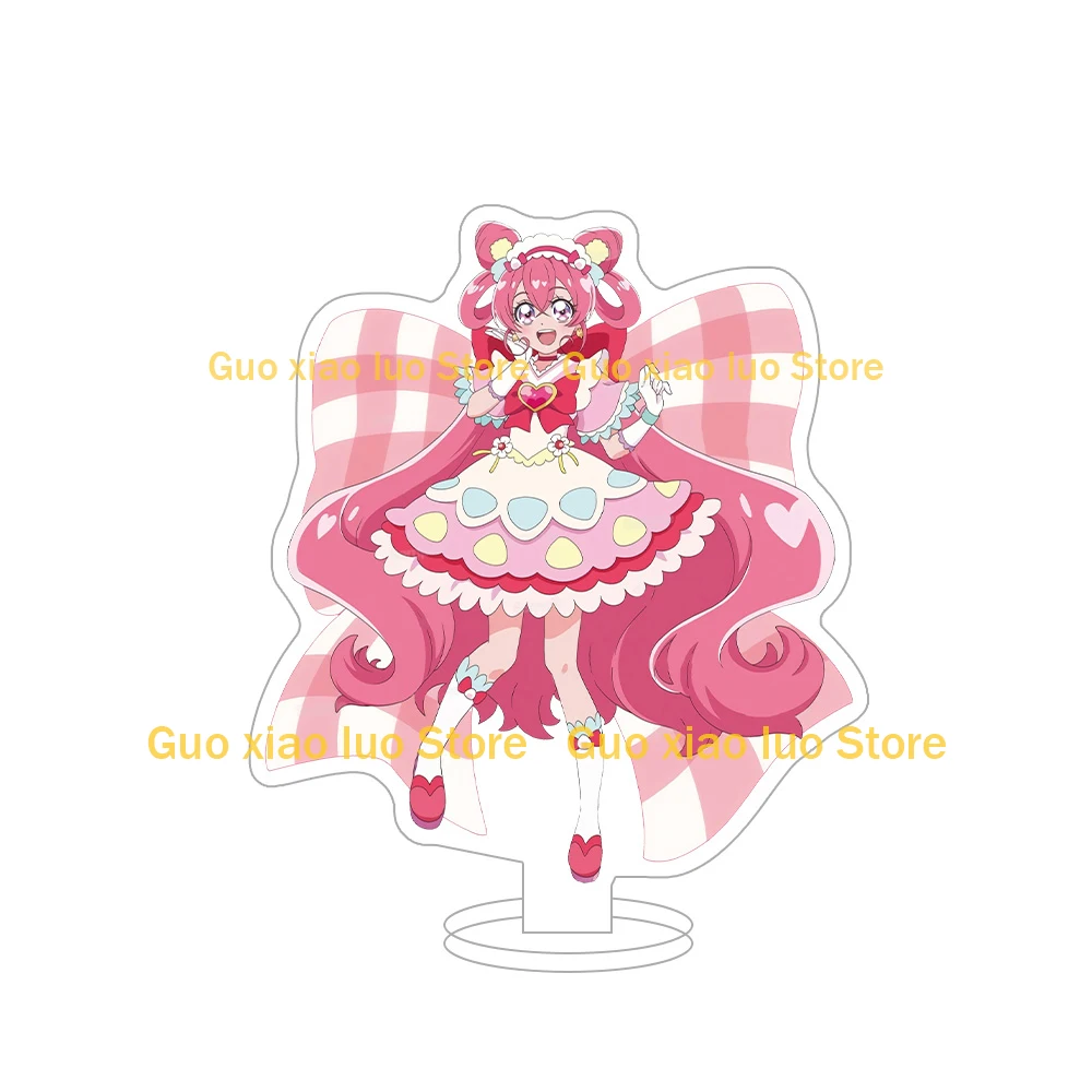 Guo xiao luo desenho animado anime periférico Pretty Cure Star Milky Soleil Selene Cosmo Miracle Suporte acrílico mágico ornamento de mesa