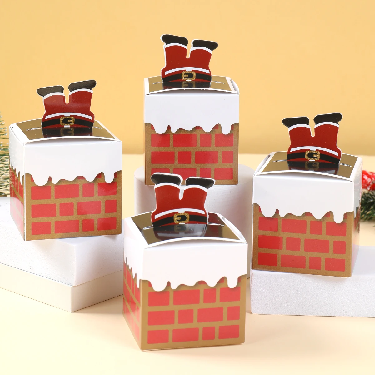 

24pcs Santa Claus Candy Boxes Merry Christmas Decoration for Home 2025 Cristmas Xmas Ornament Navidad Natal New Year Gift 2026