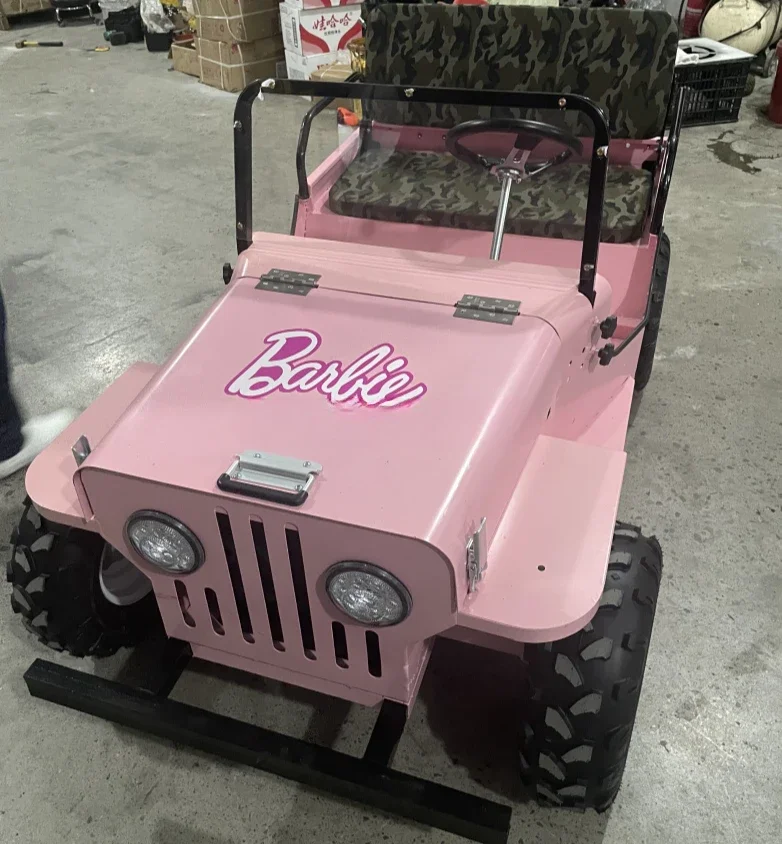 Attractive outdoor entertainment pink girls like prices electric car adult go karts