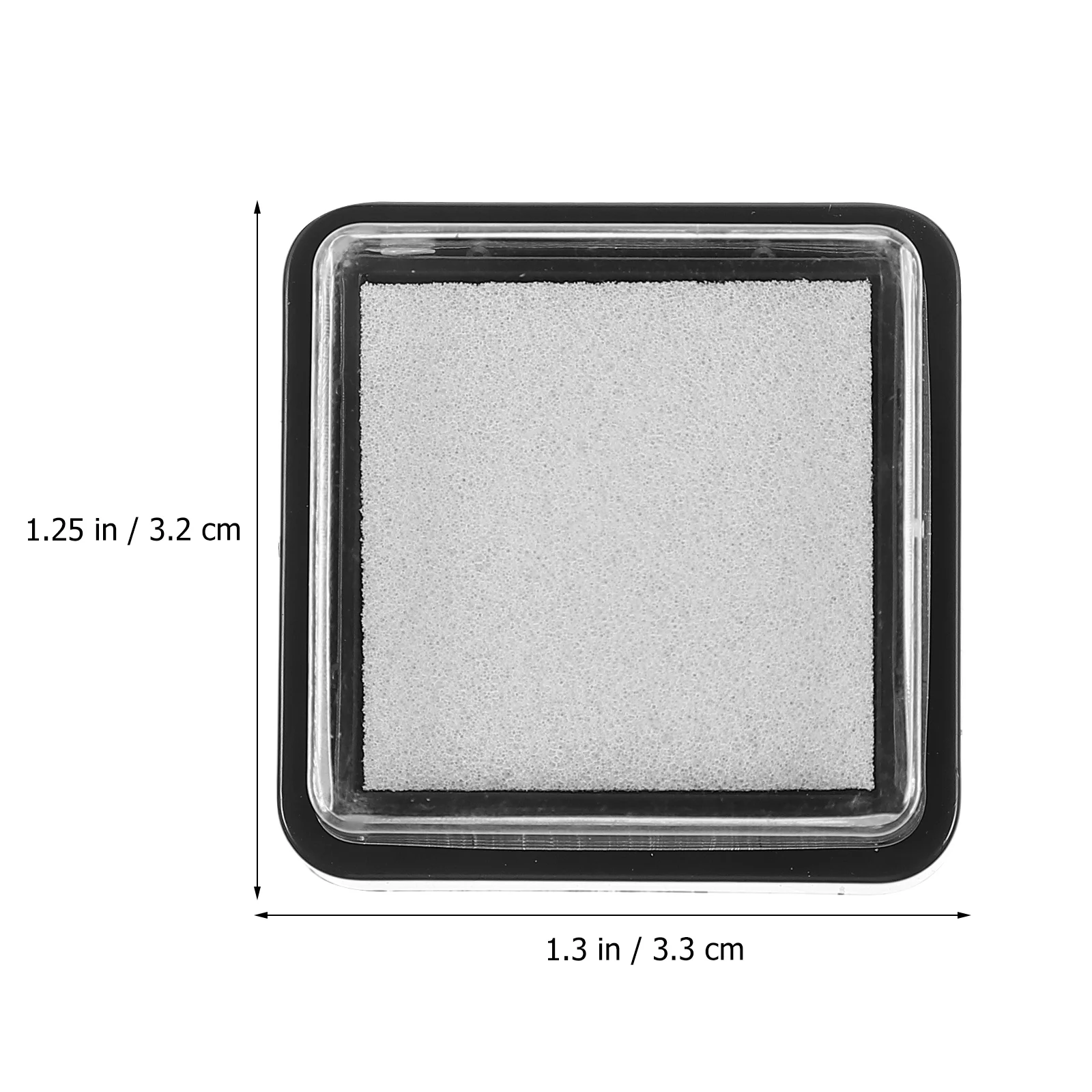 

10pcs Diy Blank Inkpad Refillable Colorless Ink Pads For Finger Painting Stamping Durable Water Resistant Stamp Pad