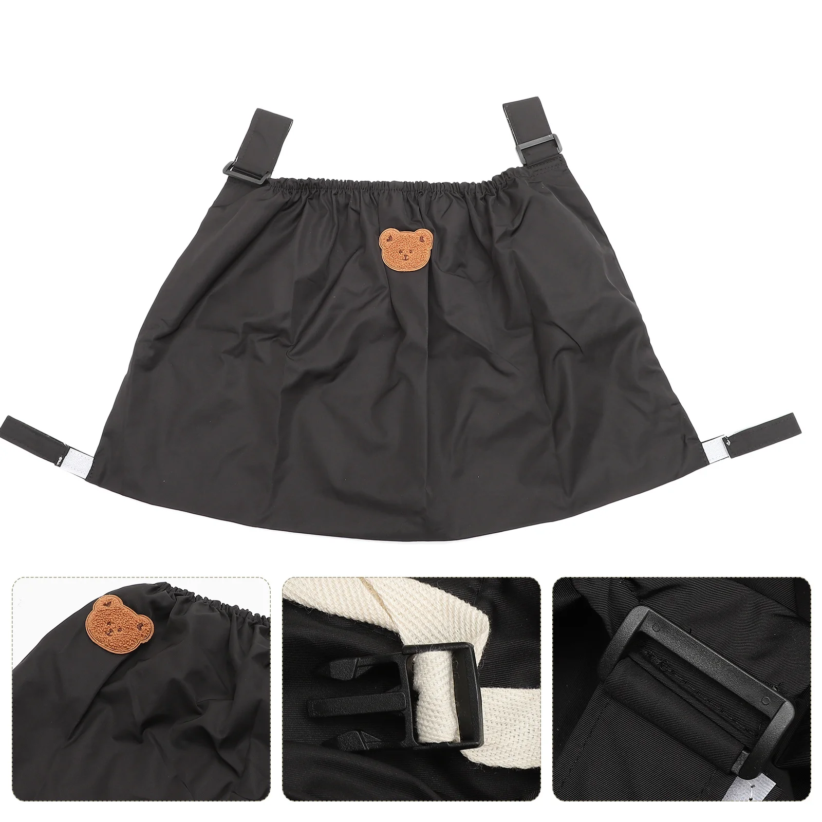 

Stroller Hanging Bag Organizer Diaper Storage Baby Bottles Pouch Easy Installation Ample Space for Essentials Stroller