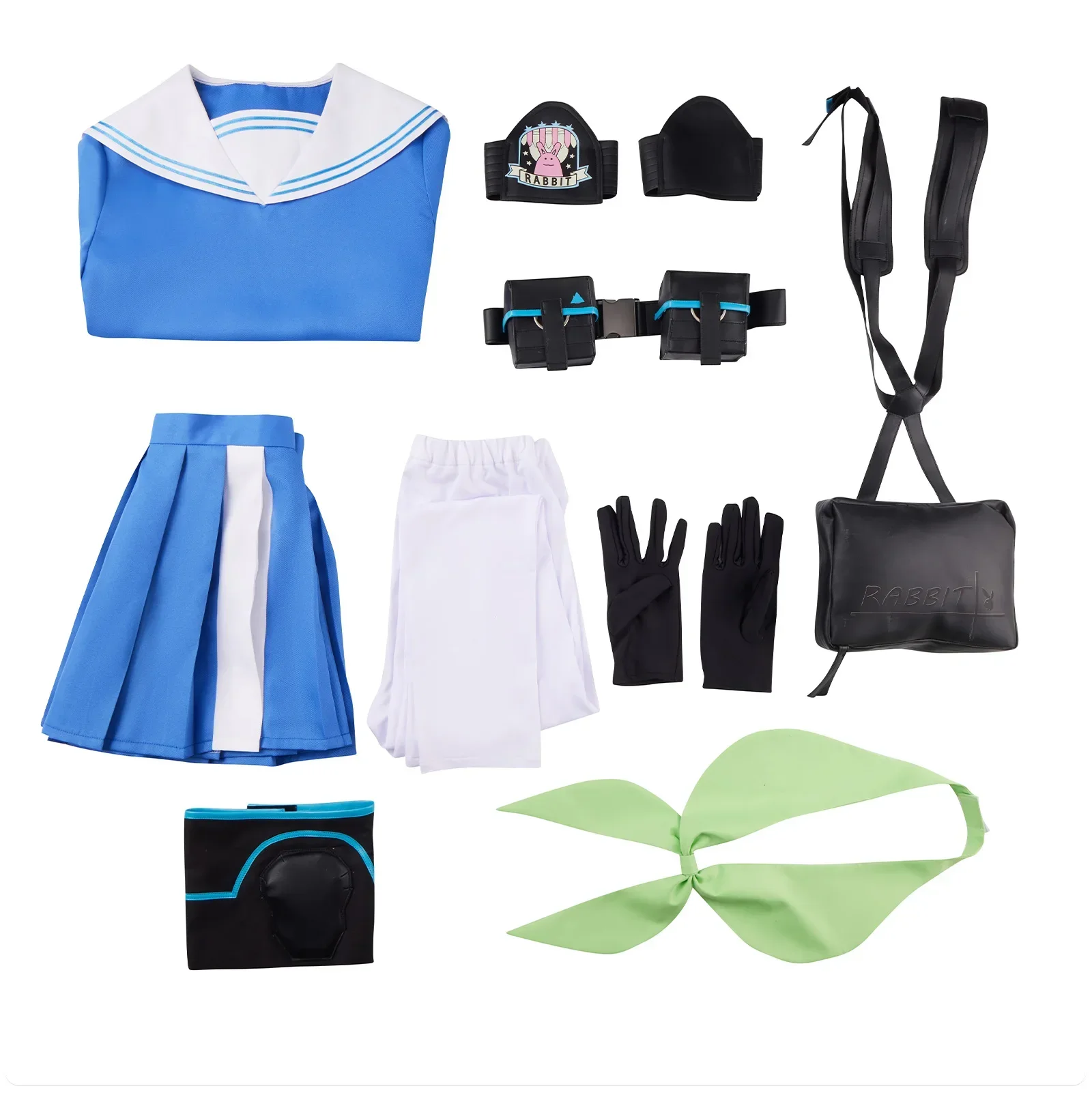 Blue Archive Kasumizawa Miyu Costume Cosplay Anime Battle Sailor Suit Lolita Girls School Dresses Christmas Halloween Set completo