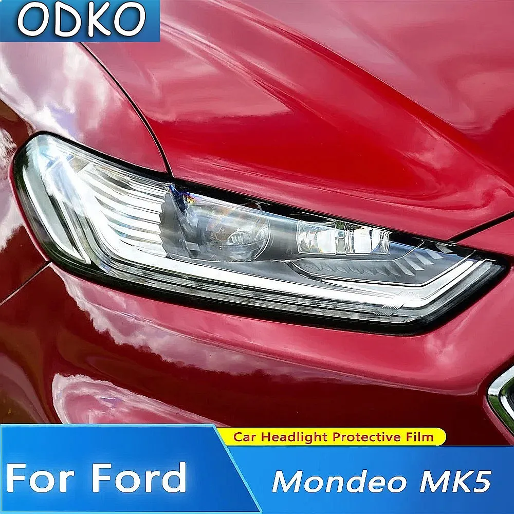 pelicula-protetora-de-farois-automotivos-2-pecas--adesivo-transparente-tpu-fume-preto-para-ford-mondeo-mk5-2015-presente-acessorios