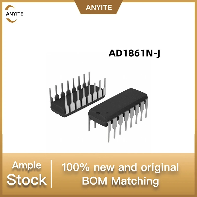 5Pcs/Lot AD1861N-J   AD1861N   AD1861  DIP-16