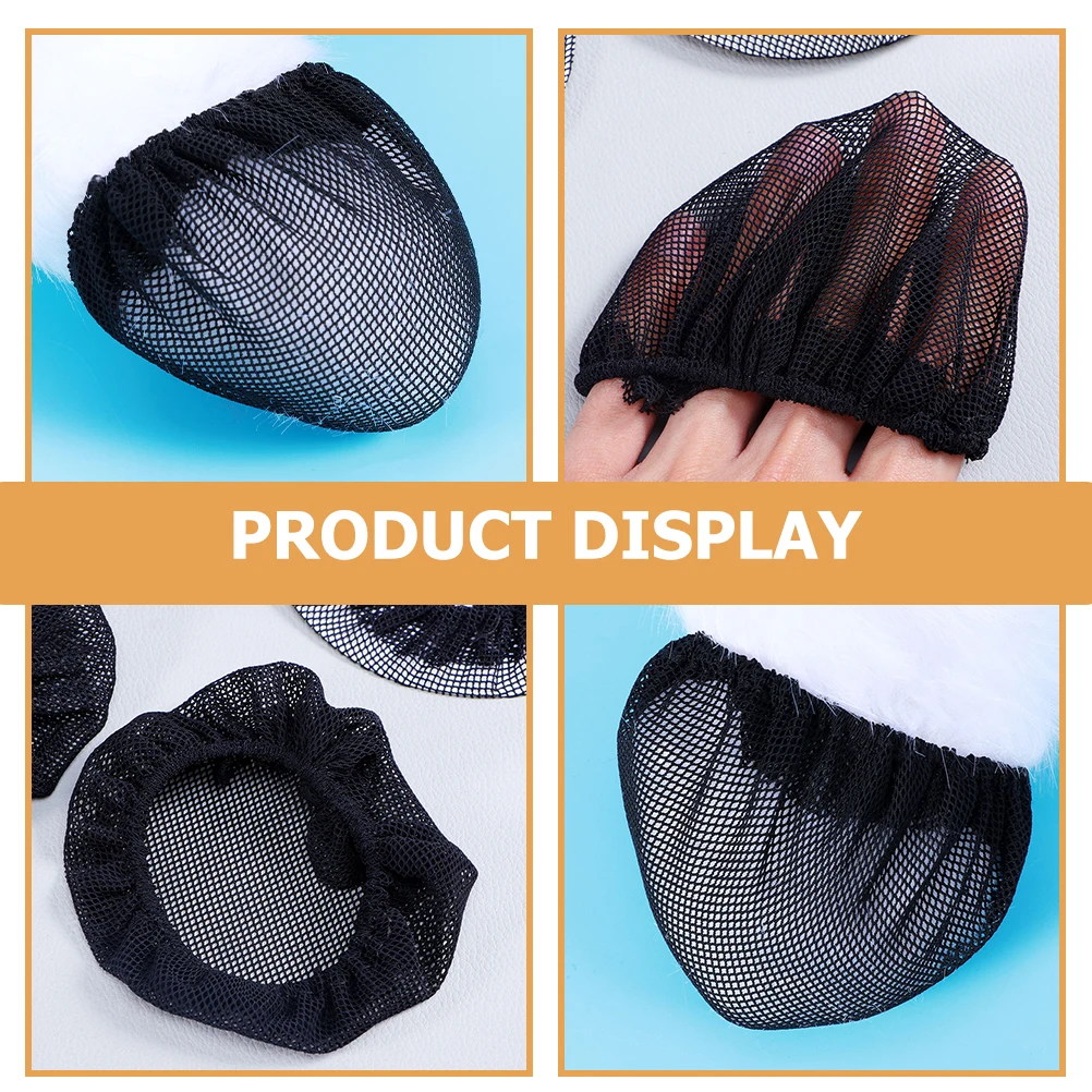 

10 Pcs Ballet Headdress Net Set Bun Cover For Women Grace Wrap Girls Hairnets Fabric
