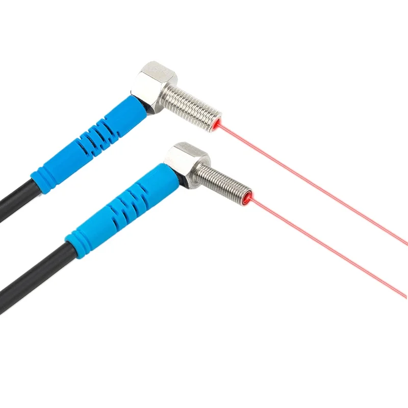 M4M6 right-angle elbow 90-degree diffuse reflection laser photoelectric switch sensor, infrared photoelectric sensor switch