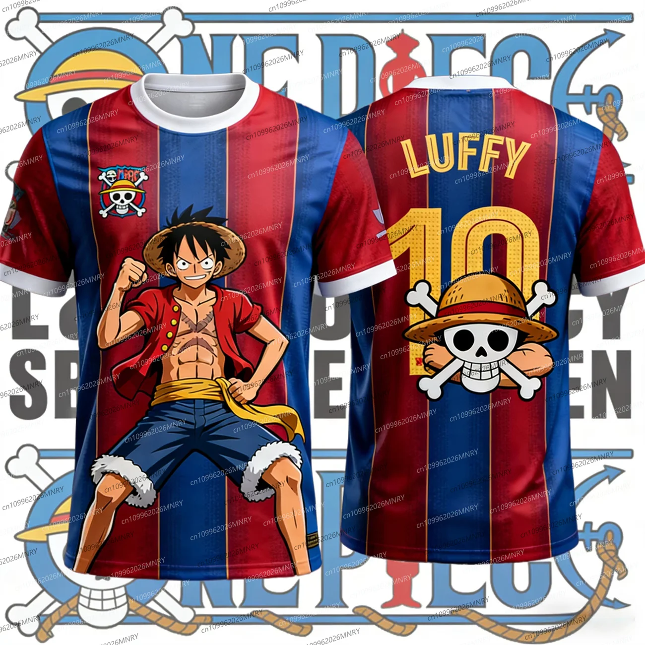3D Printing Luffy - تي شيرت صيفي بطباعة ثلاثية الأبعاد