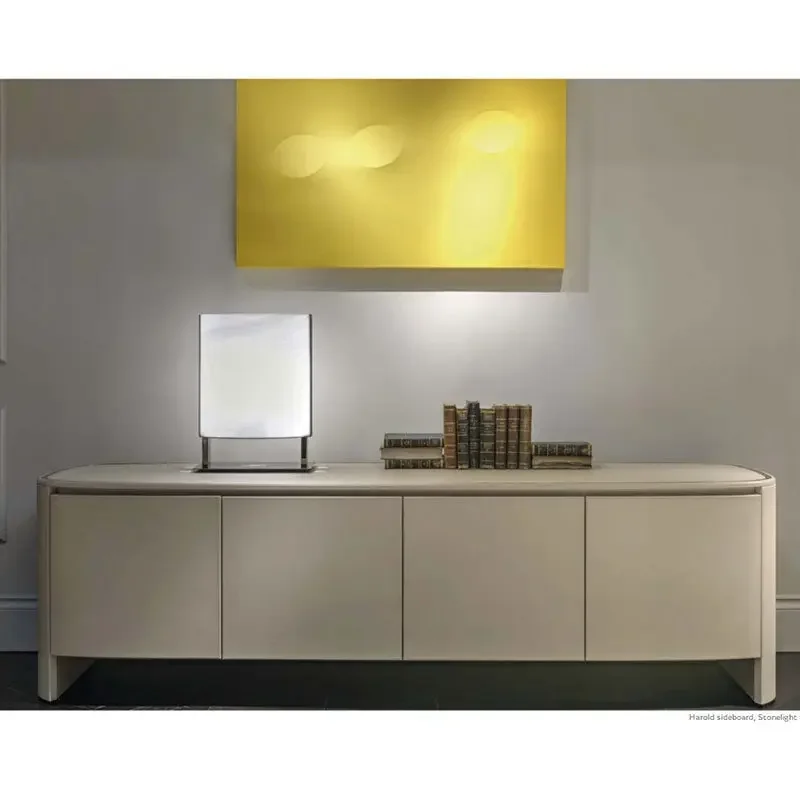 TV cabinet leather pattern paint living room high-end leather art locker