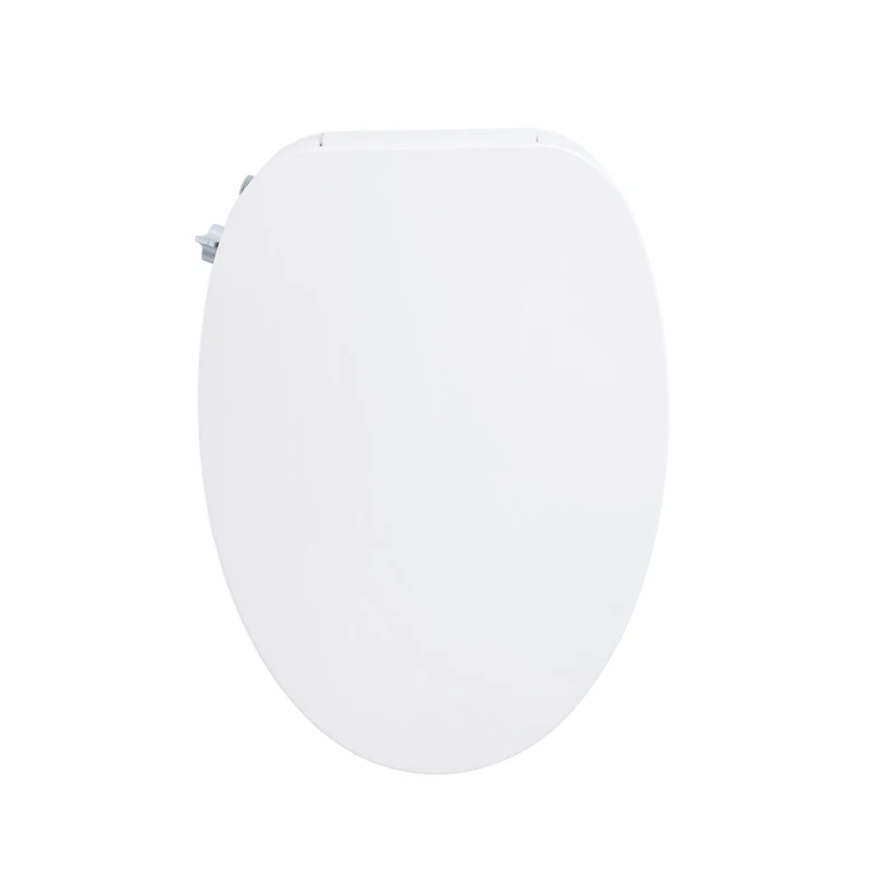 KMRY 110V Smart Electric Bidet Seat Dual Nozzles Automatic Toilet Seat with Plastic Material for Elongated Toilets