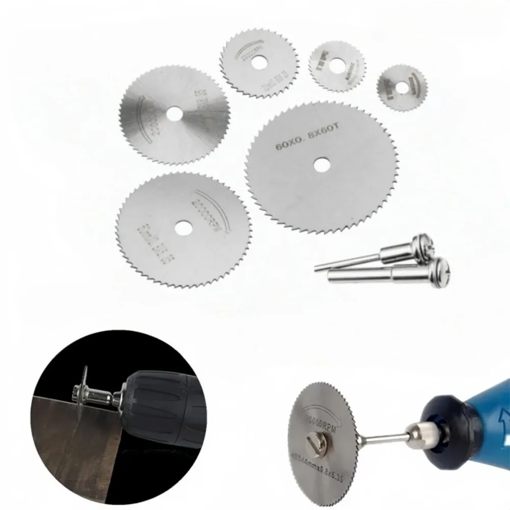 High Speed Steel Circular Saw Blade Durable Versatile Rotating Tool for Cutting Wood with Drill Bits Circular Saw Cutting Blades