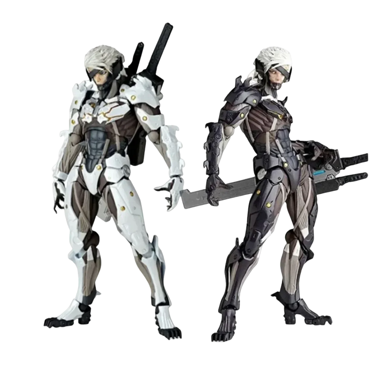 

Kaiyodo The Ocedo Yamaguchi 140 Ex Metal Gear Action Figure Mgs Raiden Metal Gear Rising Rising Thunder Hand Gift Doll Toy