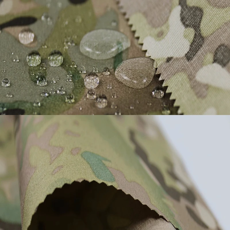 500D Polyester MC Camouflage Fabric Multicam CP Military Waterproof Cloth PU Coating DIY