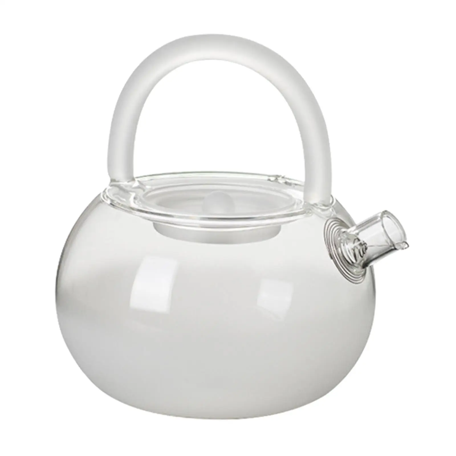 clouds Fog Glass Teapot 780ml Clear Creative Fine Mesh Tea Kettle for Home Travel