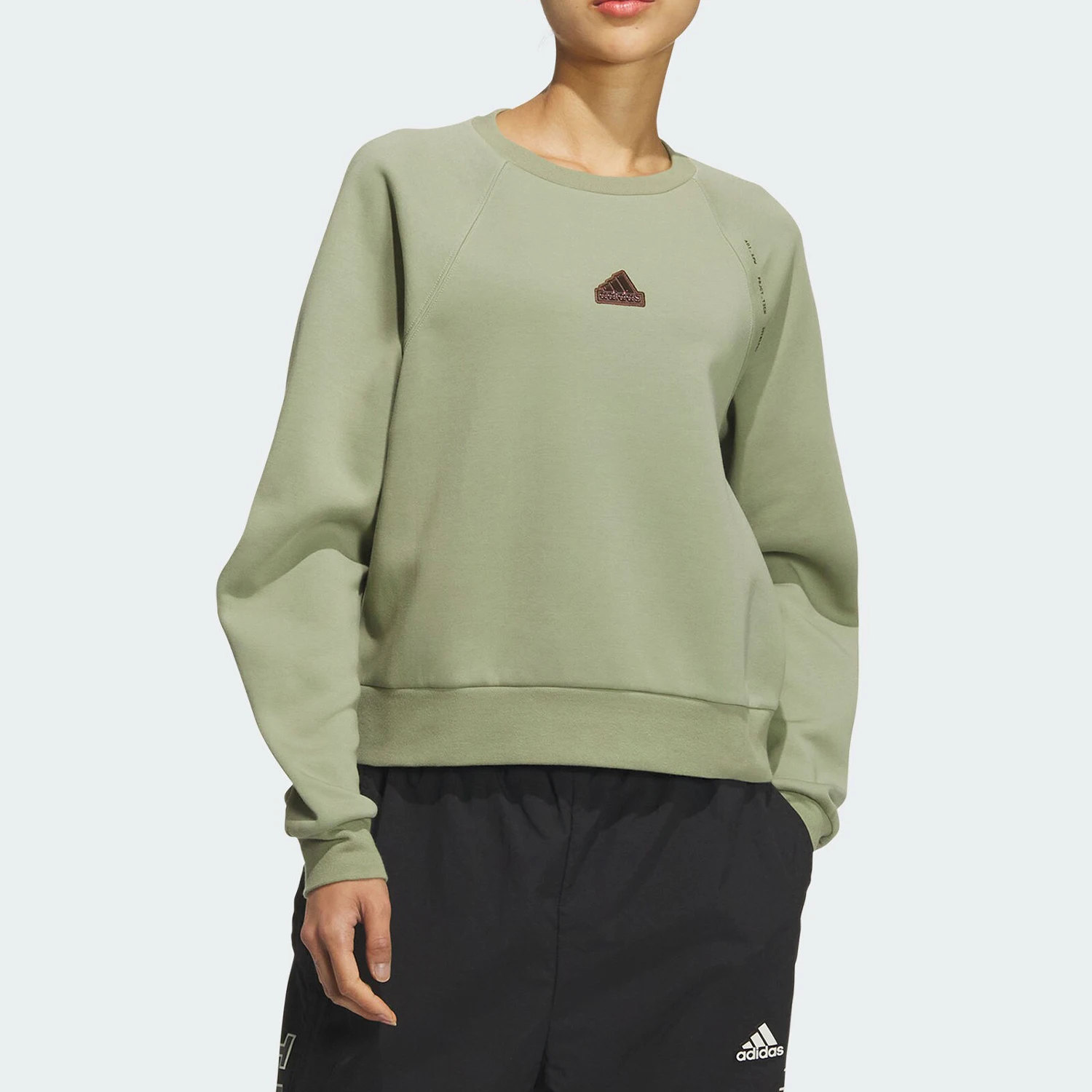 Adidas genuine TECH CREW women's simple casual sweatshirt JJ1573