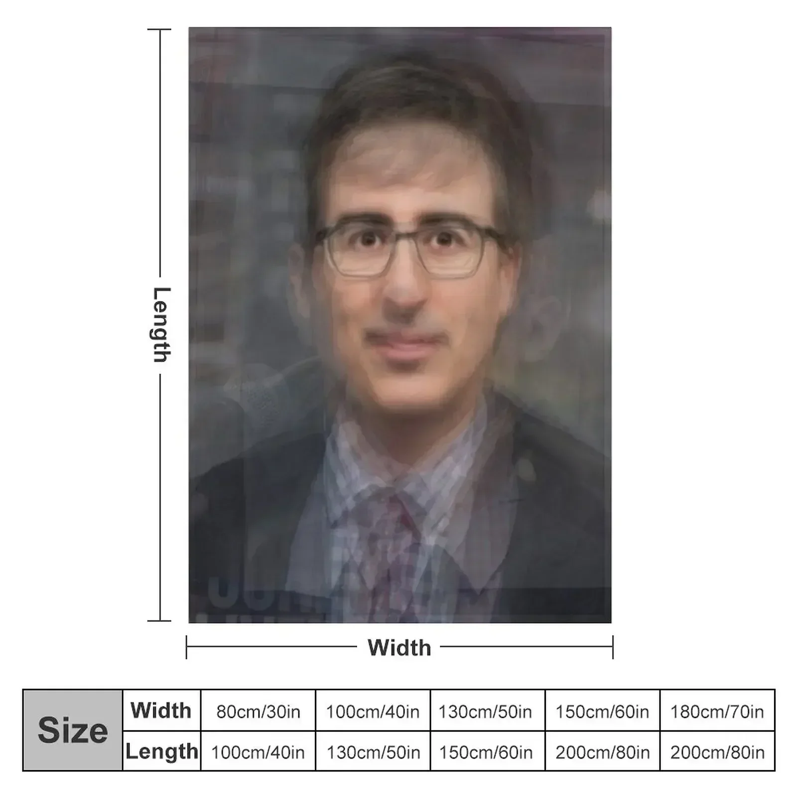 John Oliver Portrait Overlay Throw Blanket Quilt Luxury Summer Beddings Baby Bed Decorative Sofa Blankets