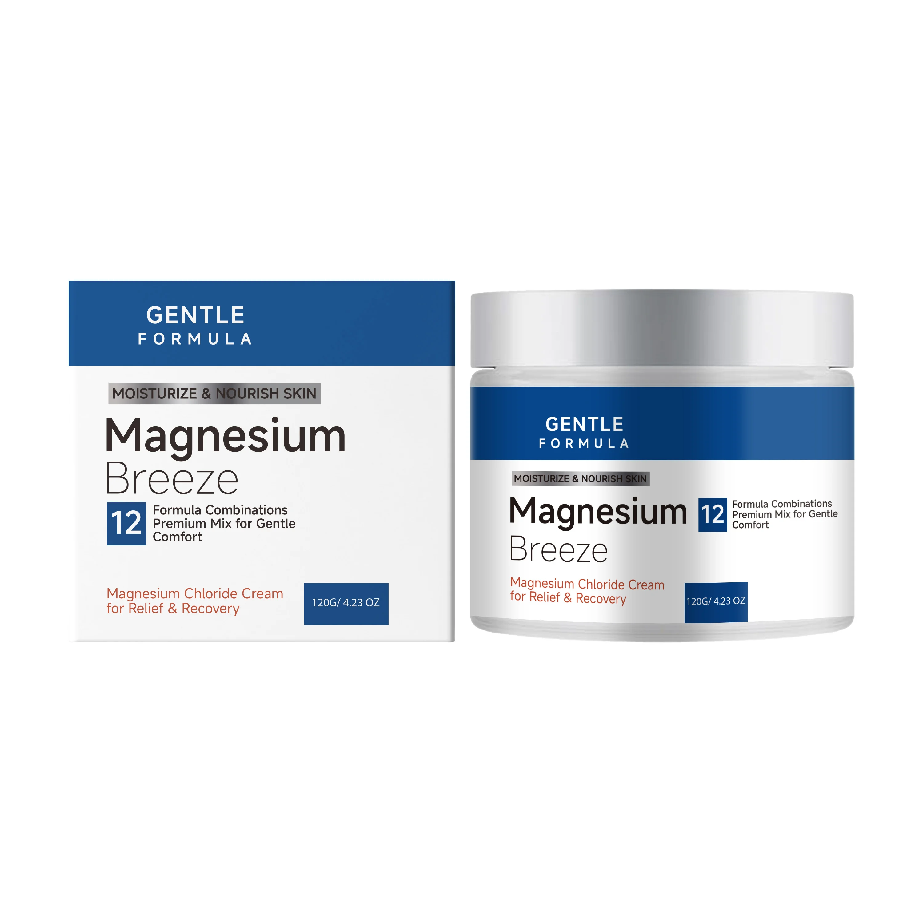 Magnesium Cream Improve Rough Skin Relieve Dryness Non-Greasy Refreshing Deep Nourishing Smoothing Soothing Cooling Body Care