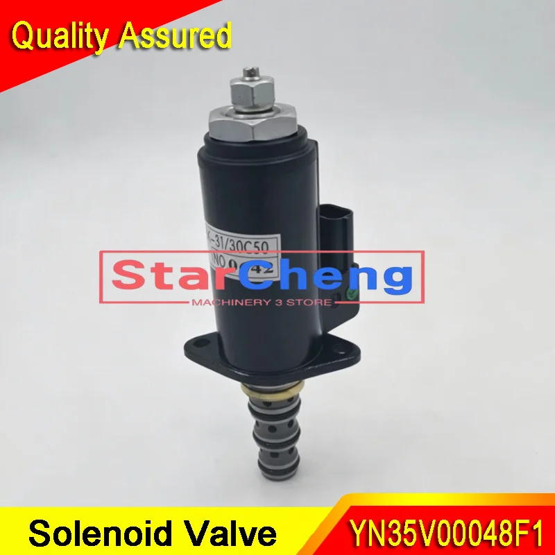 Новый электромагнитный клапан KDRDE5K-31/30C50-122 YN35V00048F1 для экскаваторов SK250-6E, SK130-8S, K260-8, SK330-8, SK350LC-8, SK200-8