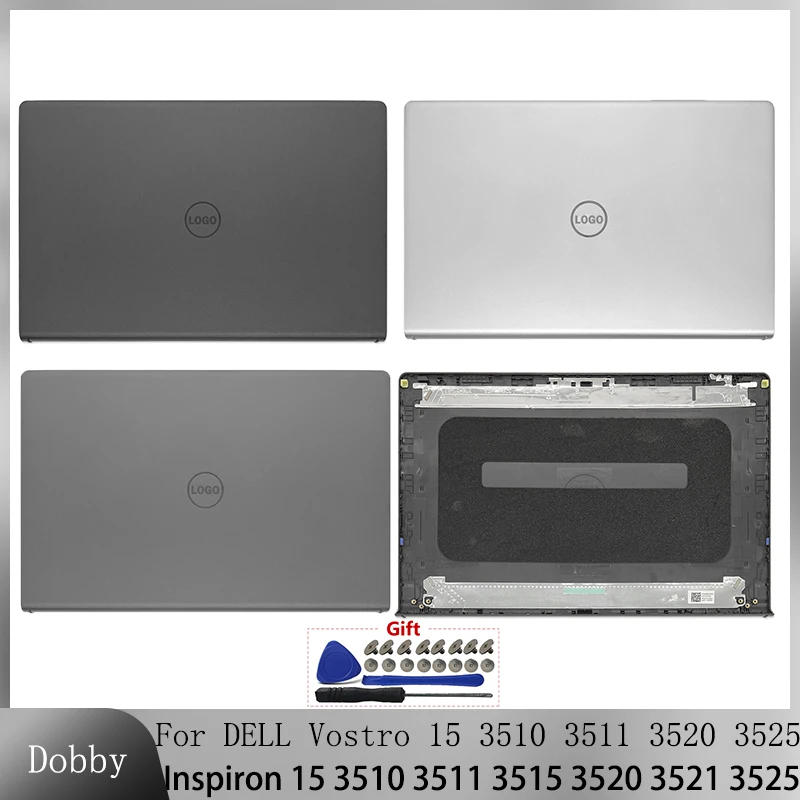 Laptop LCD Back Cover For DELL Vostro 15 3510 3511 3520 3525 Inspiron 15 3510 3511 3515 3520 3525 0DWRHJ 0WPN8 6PTYR VW3N0 T4MT1