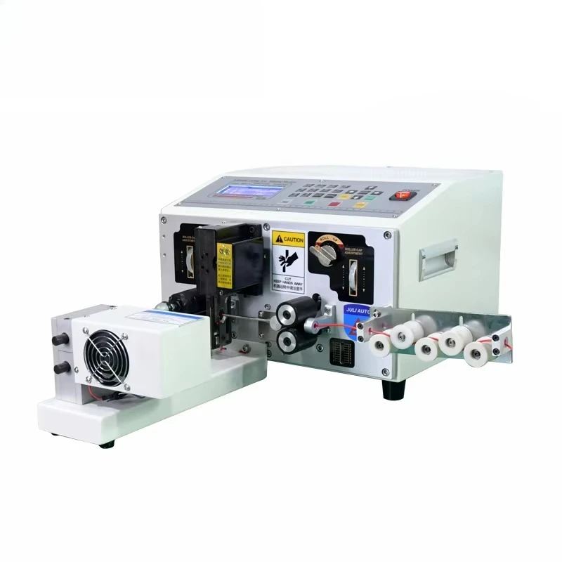 JL-800N 14awg-32awg Automatic Computer Double Wire Cutting Stripping and Twisting Machine