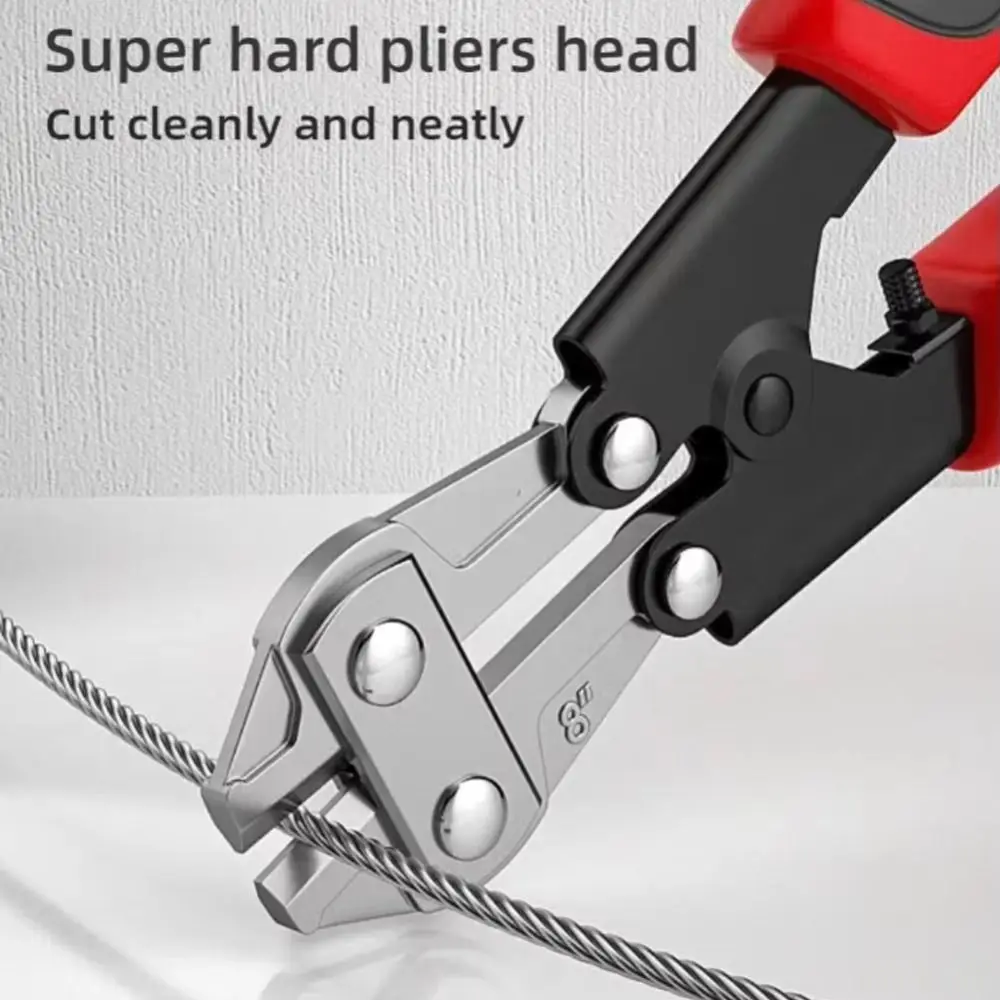 

Efficient Non-slip Bolt Cutter Labor-saving Strong Cutting Steel Wire Cutter Hard Cr-V Wire Breaking Pliers Home Maintenance