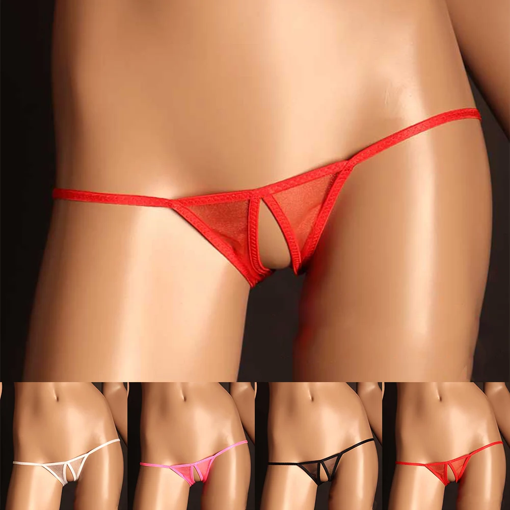 

Горячая распродажа: Новые женские трусики-стринги (1 шт.) черного/белого/красного цвета, комфортные, без швов, с низкой посадкой, сетчатые, высокого качества