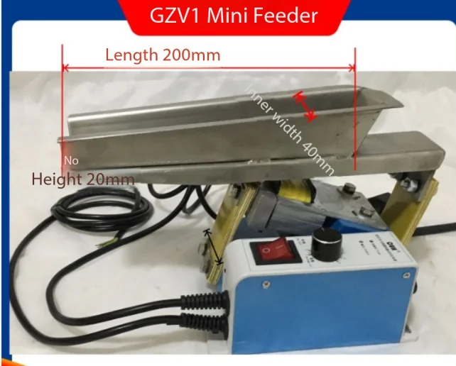 Farm small feeder stainless steel food flour miniature linear vibrator