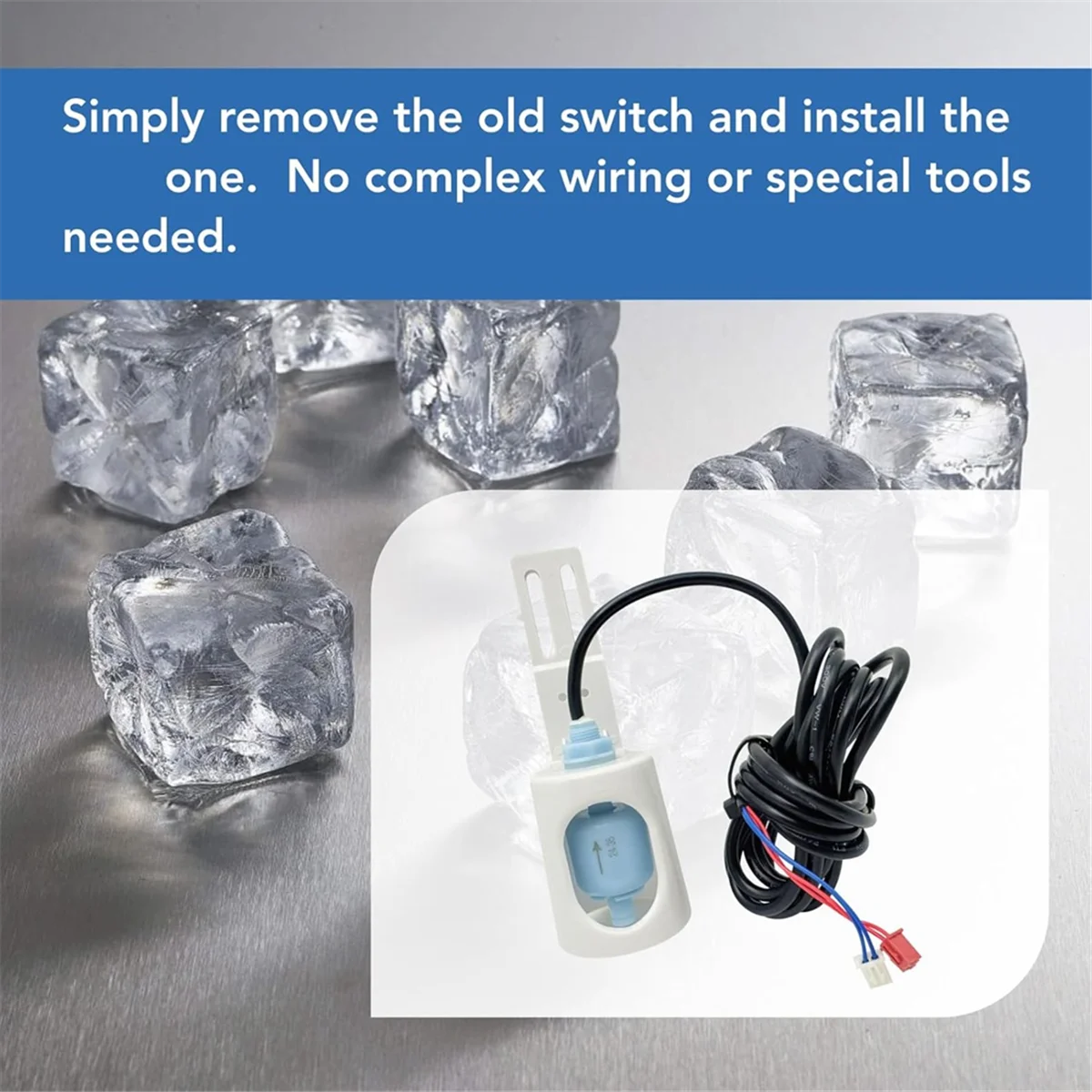 Popular_2 in 1 Ice Maker Water Float Switch with Temperature Sensor