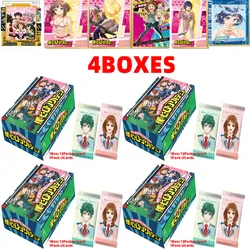 Commercio all'ingrosso 4 scatole Cardjoy My Hero Academia Cards 25pcs Anime giapponese Booster Box dea Story Cards Tcg Toys And hobby Gift