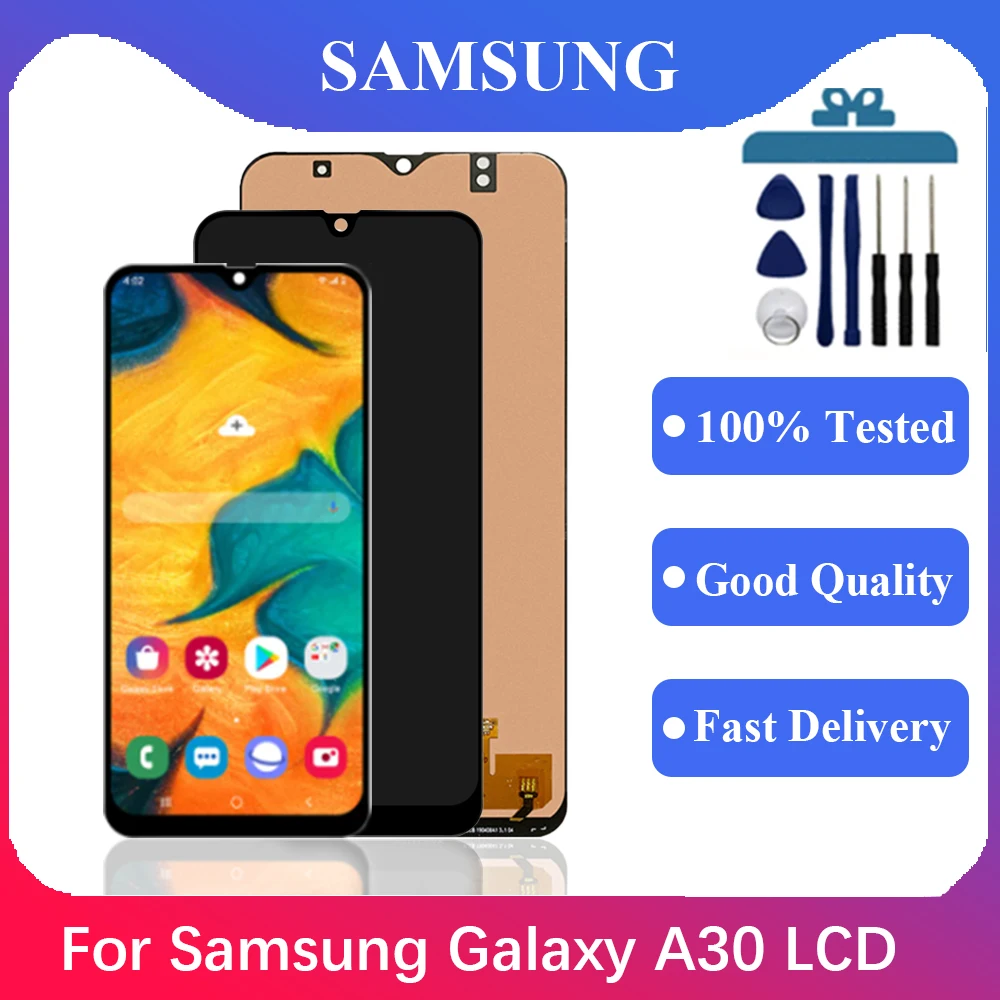 

6.4 inch TFT LCD For Samsung Galaxy A30 SM-A305F lcd display Touch screen Digitizer Assembly For Samsung Galaxy A30 LCD