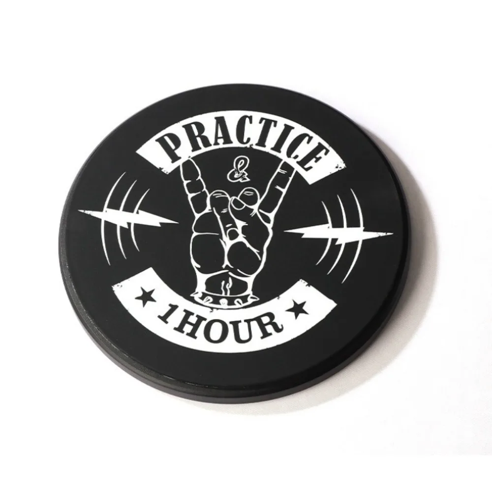 12 polegadas mudo tambor iniciante silêncio profissional kit de bateria prática metrônomo tambores almofada greve placa instrumento musical percussão