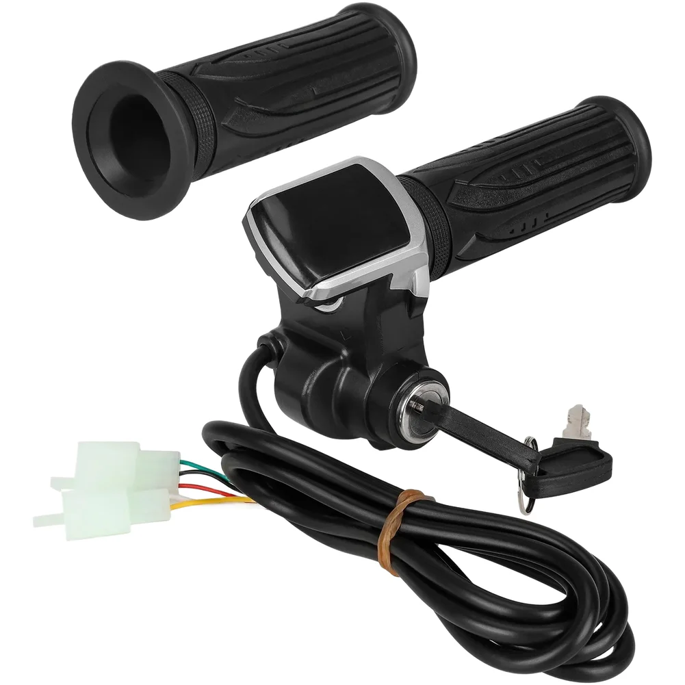 

36V 48V Electric Scooter LCD Throttle with Speed Control and Lock Button for E-Scooter Replacement No Battery Required