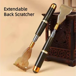 Extensível Long Handle Massage Scratching Roller, portátil telescópica Scratch Stick, Back Massager Tool para homens e mulheres