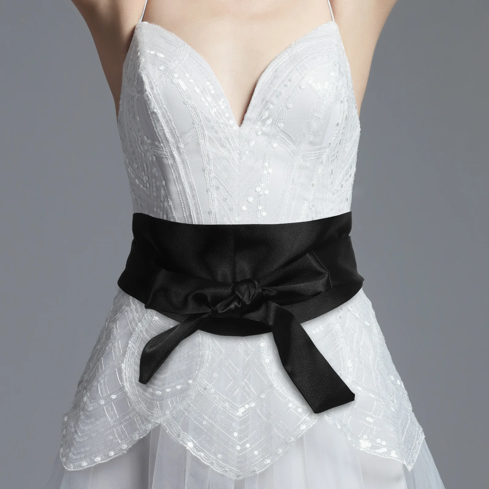Cinturón de tela de Color liso para mujer, accesorios de boda para vestido de novia, cinturones de tela para mujer, cinta para vestido de soltero