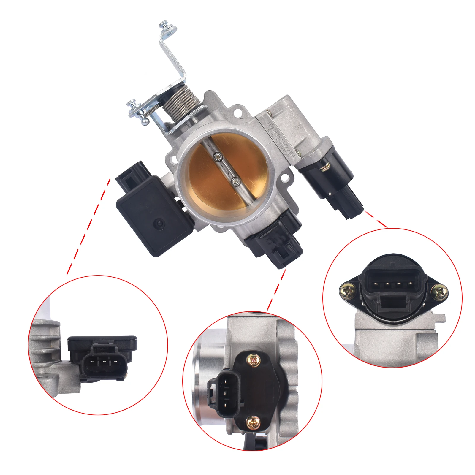 AP01 Throttle Body High Flow Power for Jeep Grand Cherokee TJ Wrangler 4.0L l6 60mm 53032023AB