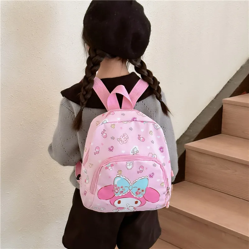 Sanrio Hello Kitty Children\'s Bags Cartoon Cute Boys and Girls Burden Reduction Kindergarten Backpack Children Backpack